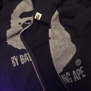 Bape full zip hoodie